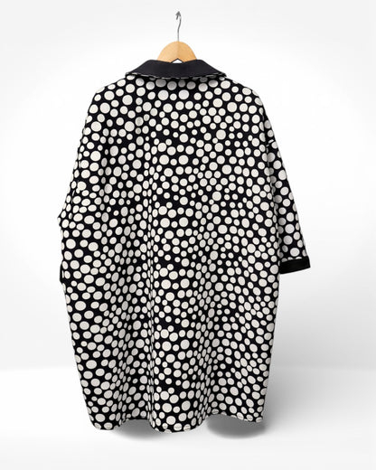 Midnight Dot Statement Coat ( Wendy Trendy)
