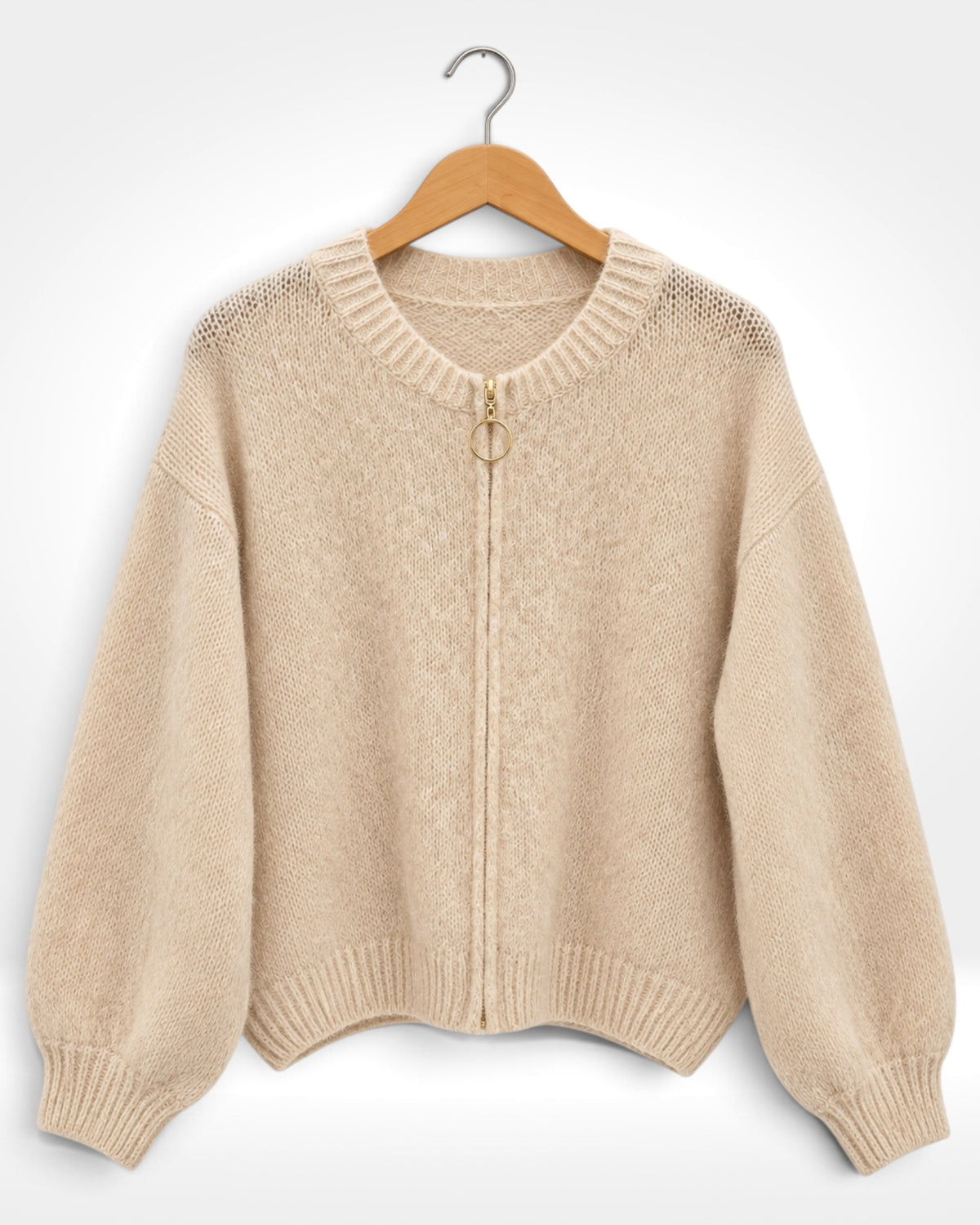 The Mohair Relaxed Knit Cardigan