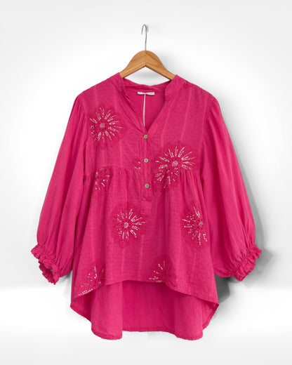 The Eva Embroidered Blouse