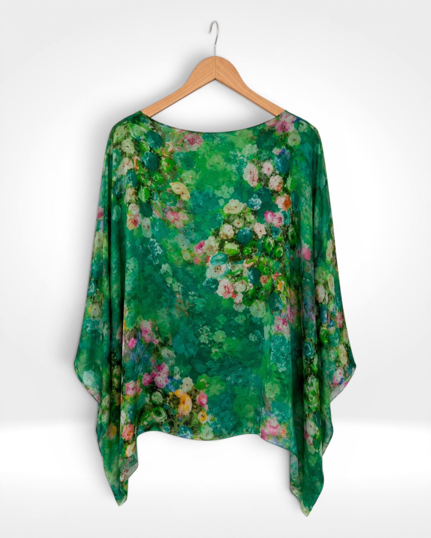 Silk Garden Batwing Short Top
