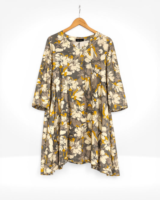 Floral Breeze Swing Tunic (Bella Blue)