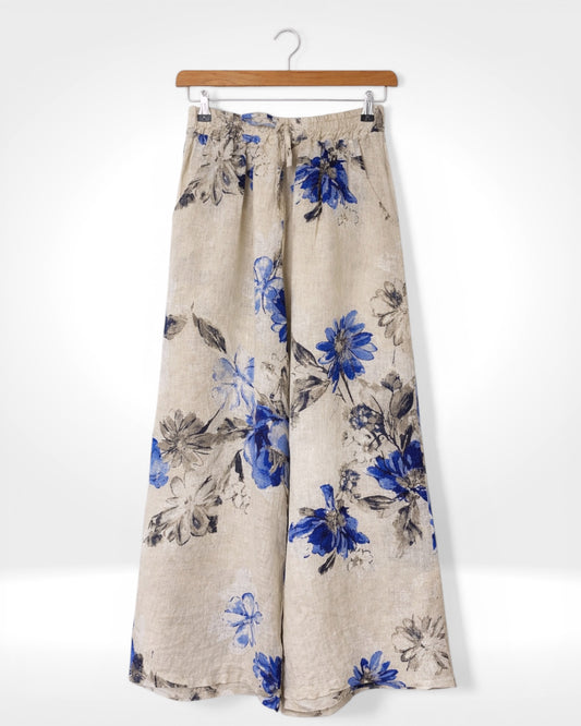 Blossom Breeze Linen Trousers