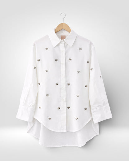 Chemise en coton Amore Detail