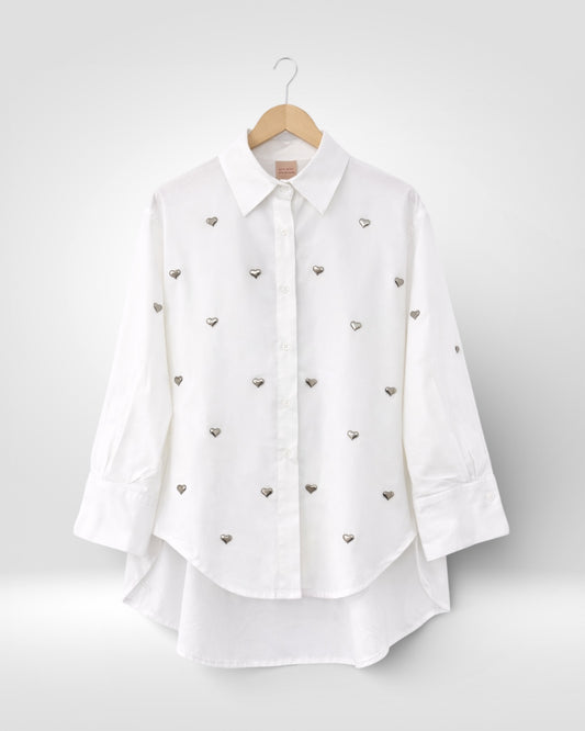 Amore Detail Cotton Shirt
