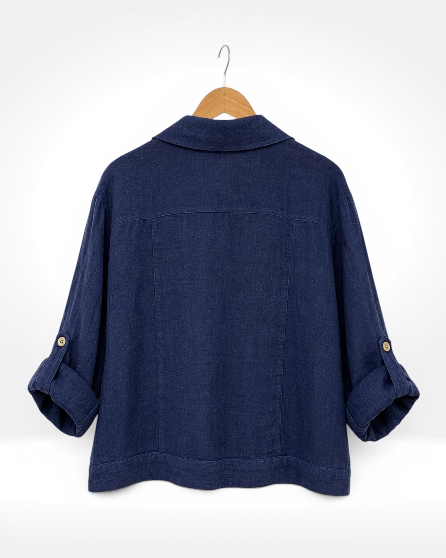 The lightweight Linen Shirt Jacket