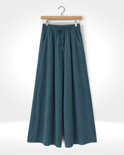 Paloma Fine Needlecord Wide-Leg Trousers