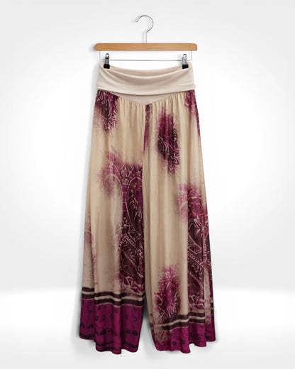 Paisley Silk Trousers