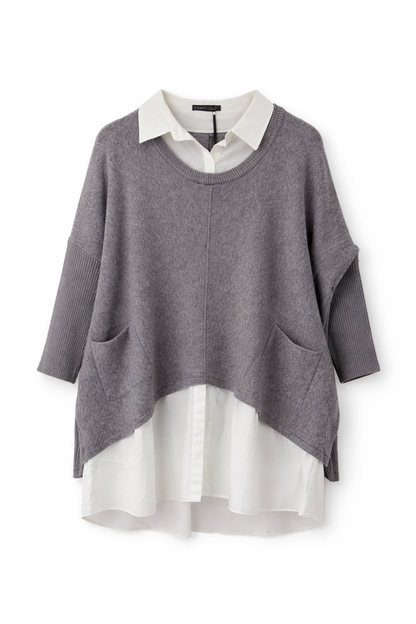 Two-Look One-Piece Knit