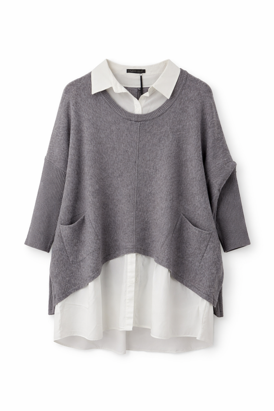 Two-Look One-Piece Knit