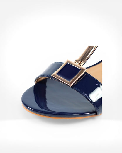 Blaze Navy Patent Sandal