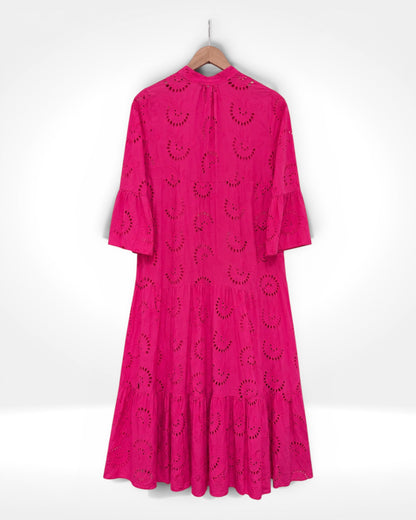The Positano Broderie Maxi Dress