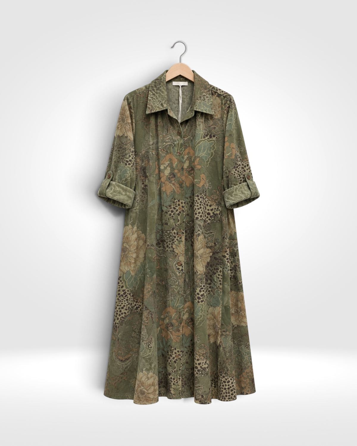 The Verona Cord Shirt Dress