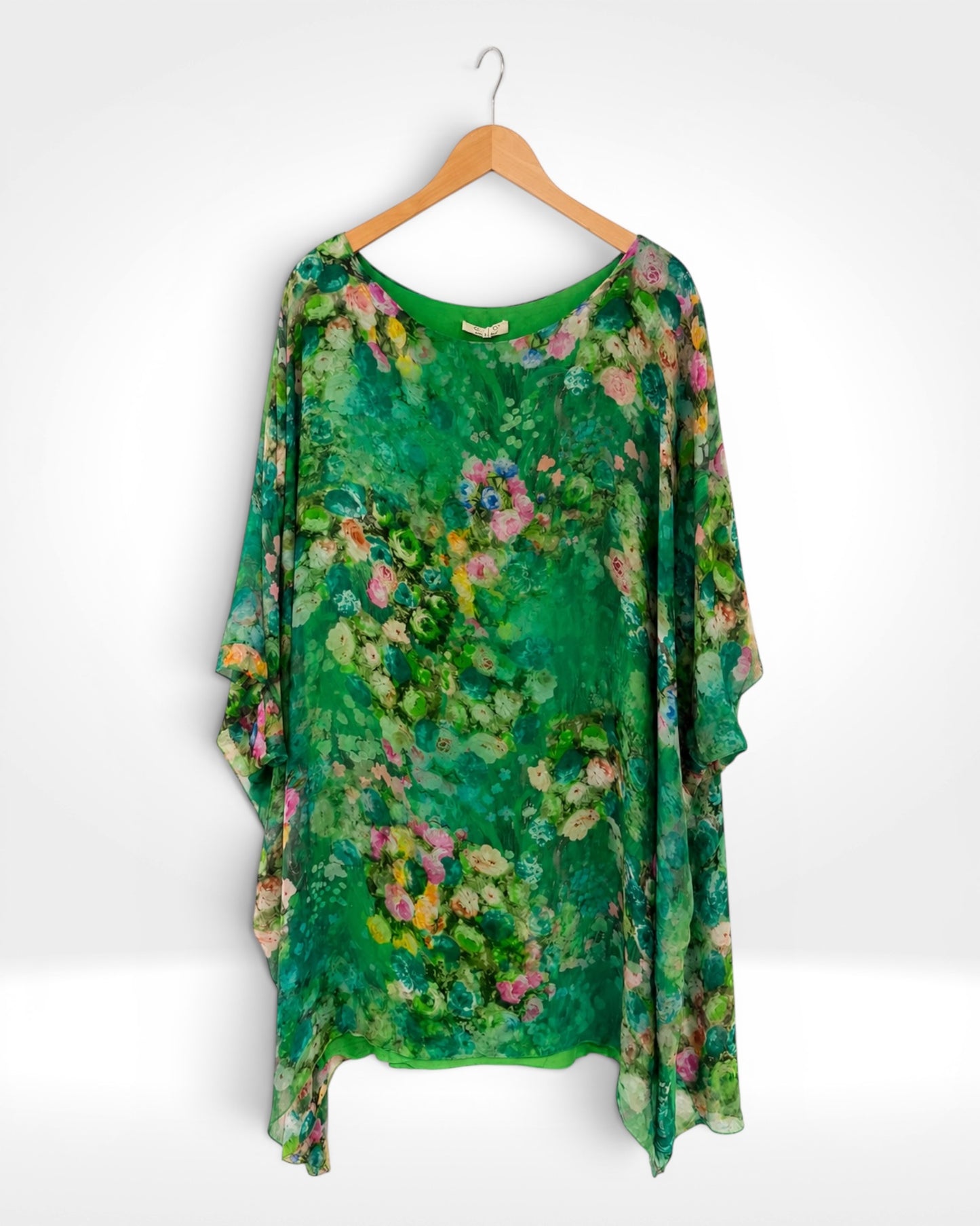 Silk Garden Batwing Long Top