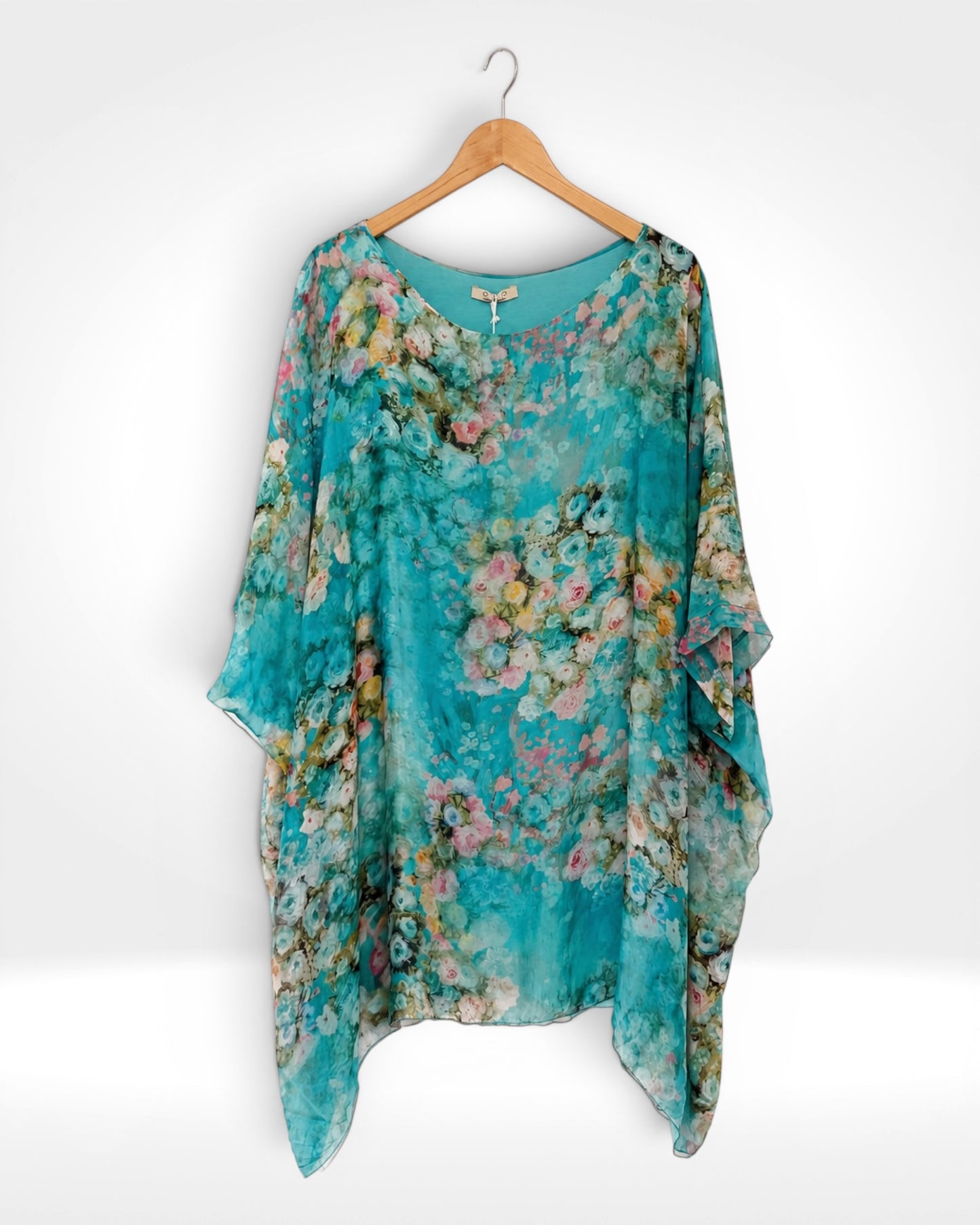 Silk Garden Batwing Long Top