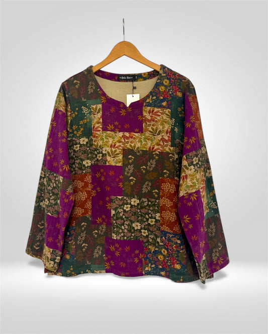 Wildflower Patchwork Top