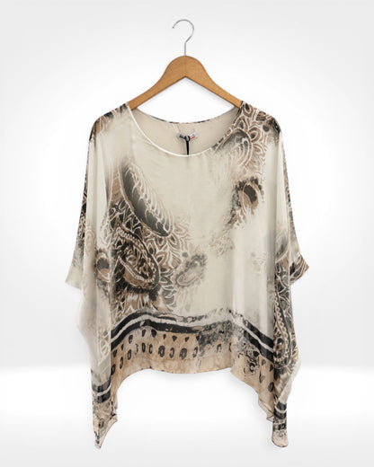 Paisley Silk Top