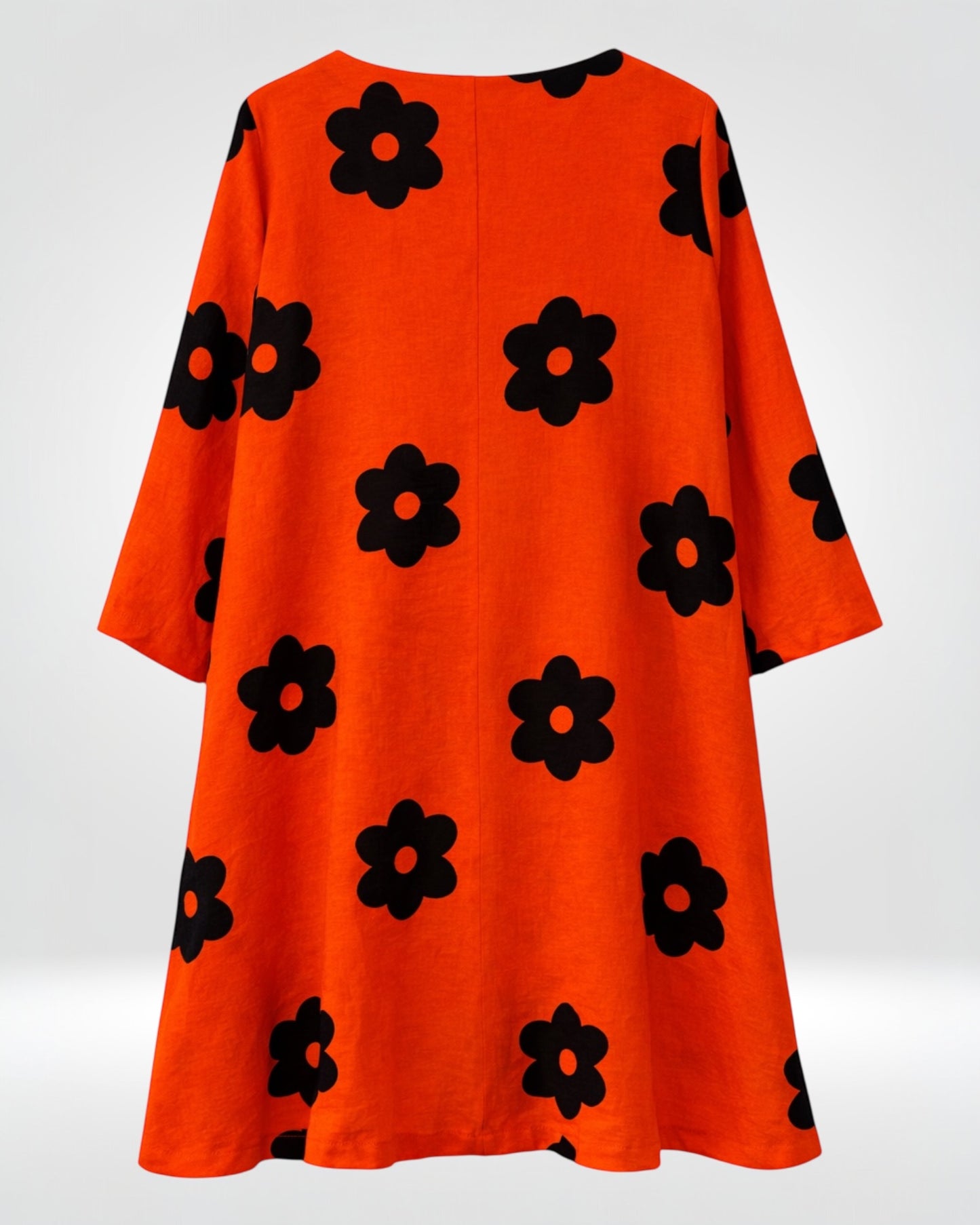 Poppy Bloom A-Line Dress (Bella Blue)