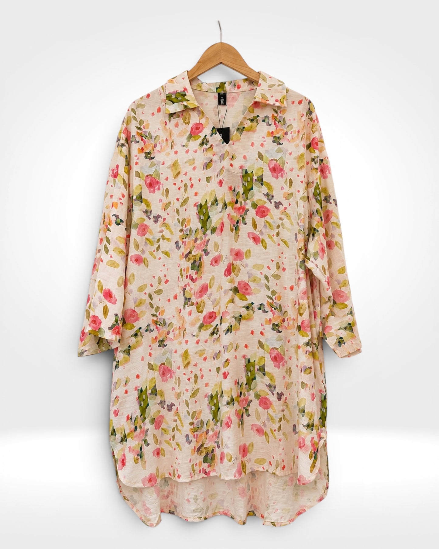 Rose Meadow Collar Tunic (Bella Blue)