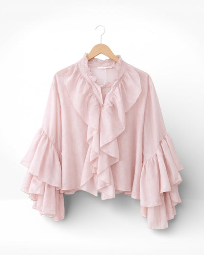 The Ruffle Chiffon Blouse