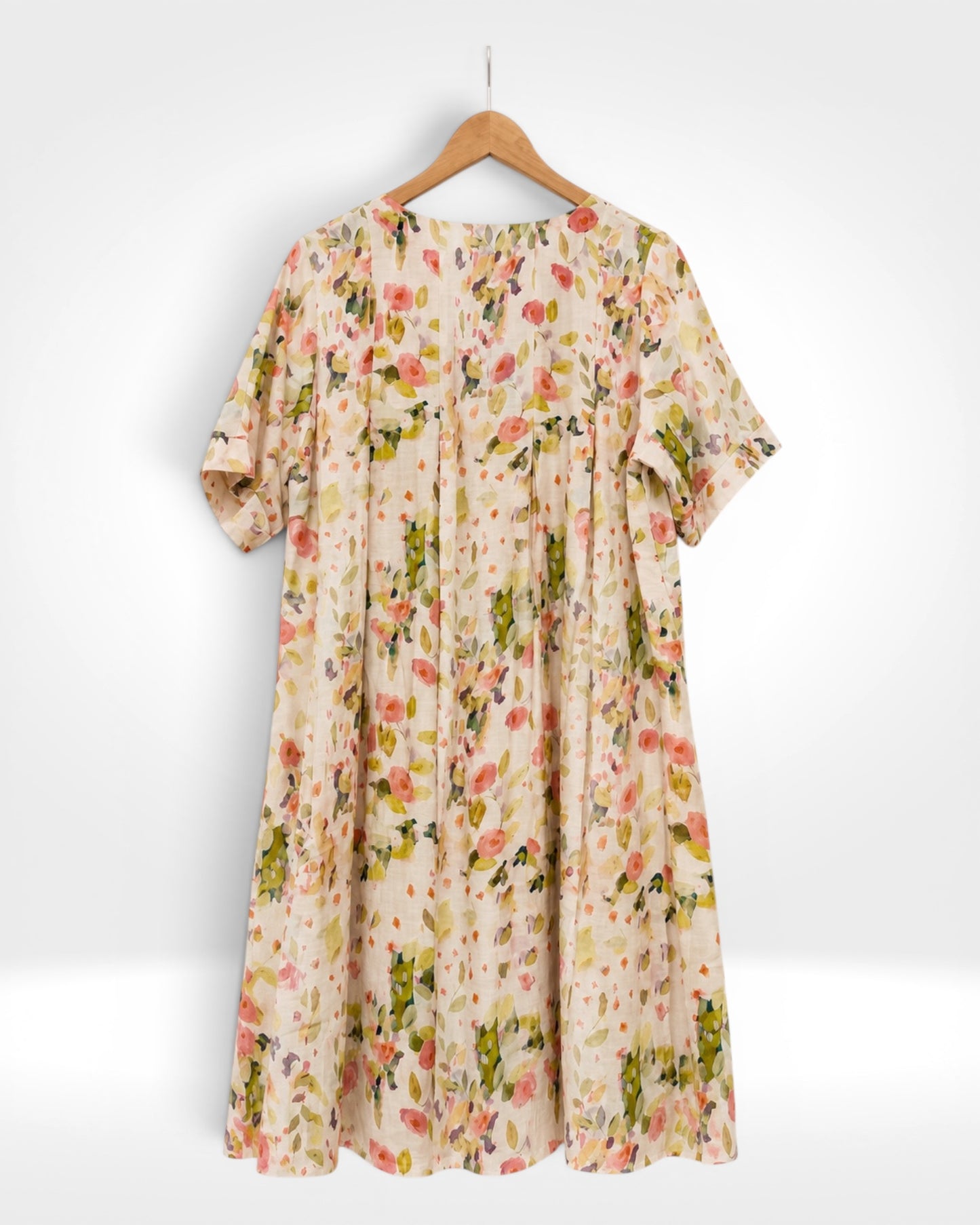 Rose Meadow Button Dress (Bella Blue)