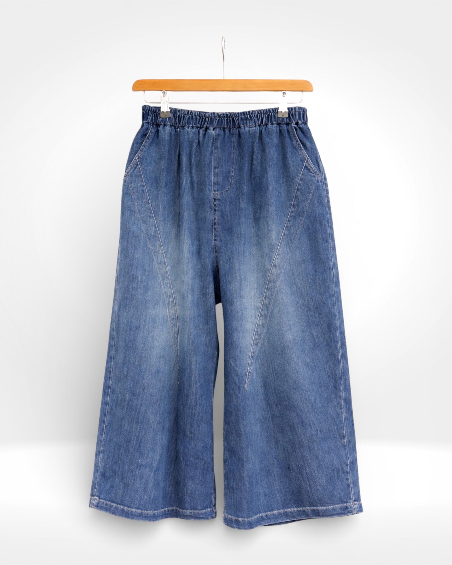 Everyday Ease Denim Culottes (Bella Blue)