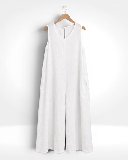 Palazzo Linen Jumpsuit