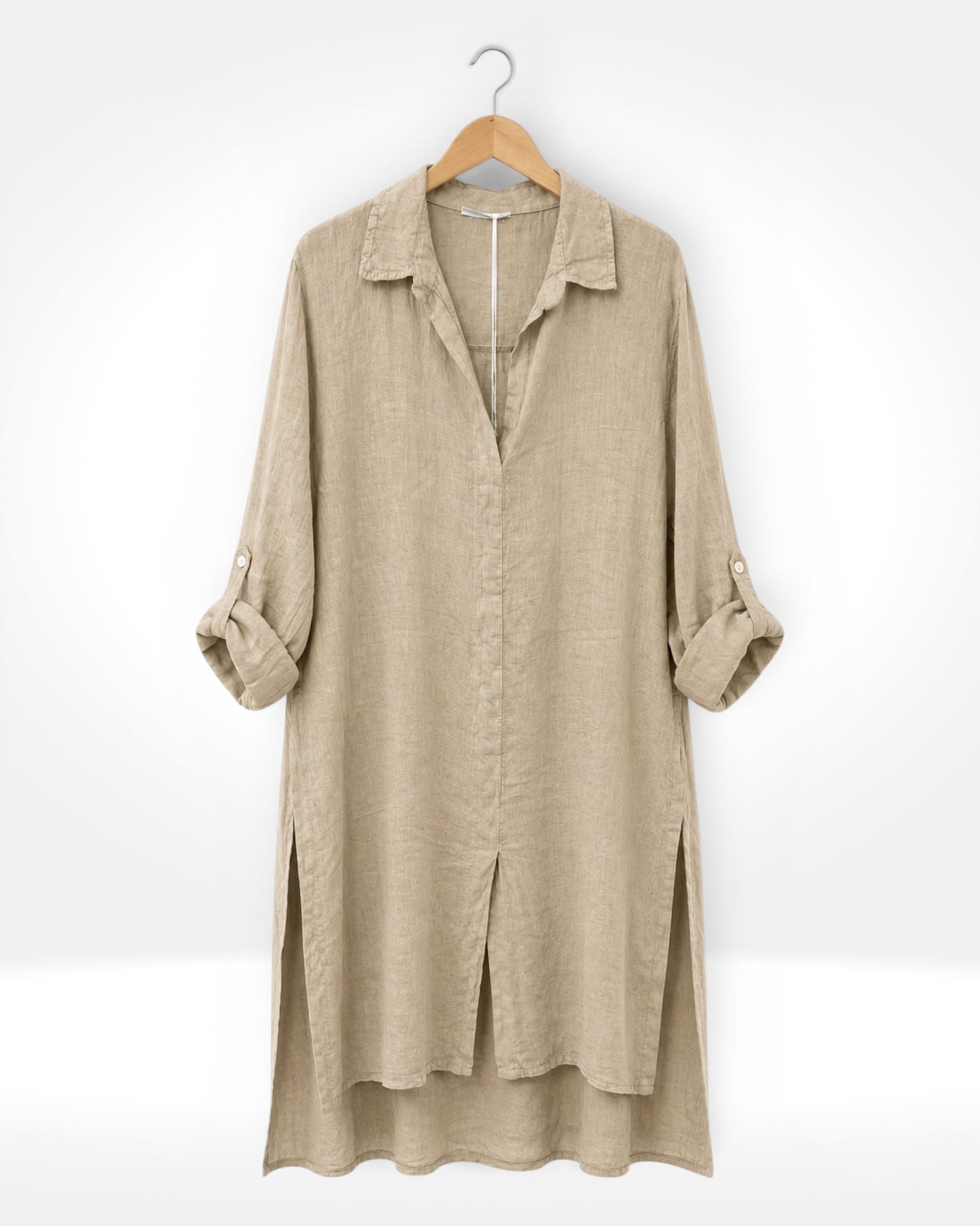 Relaxed Linen Long Shirt/Tunic