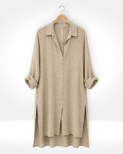 Relaxed Linen Long Shirt/Tunic