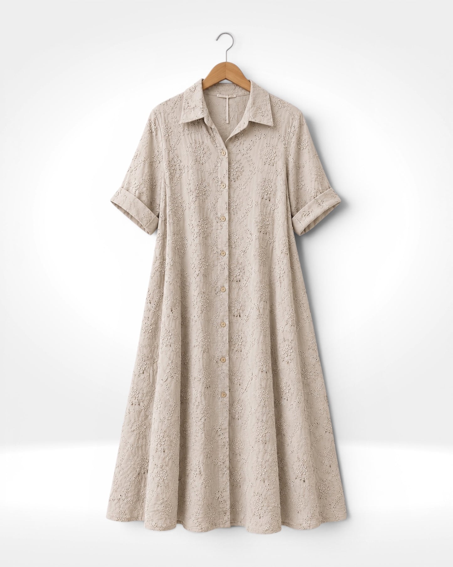 Sorrento Broderie Shirt Dress