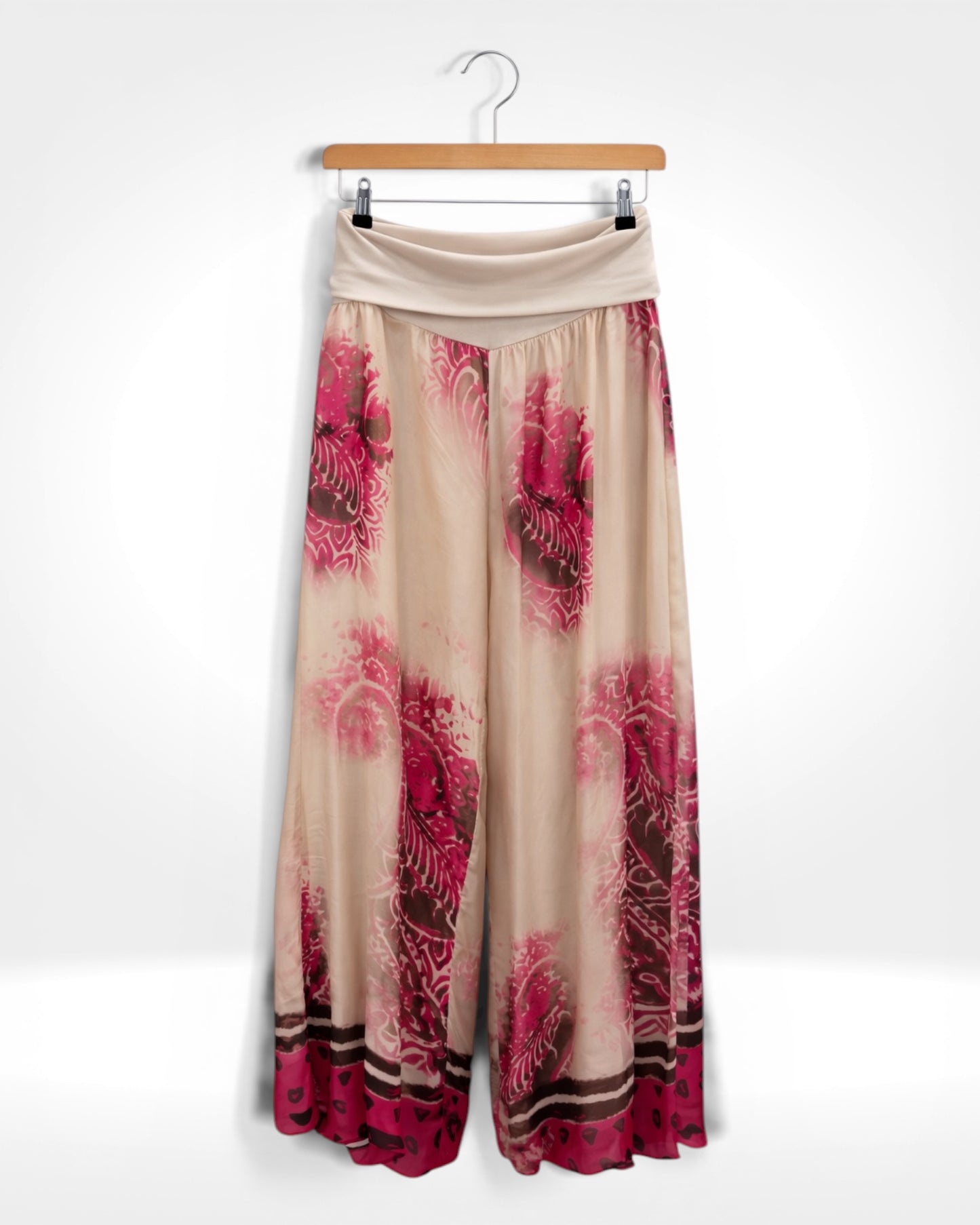 Paisley Silk Trousers