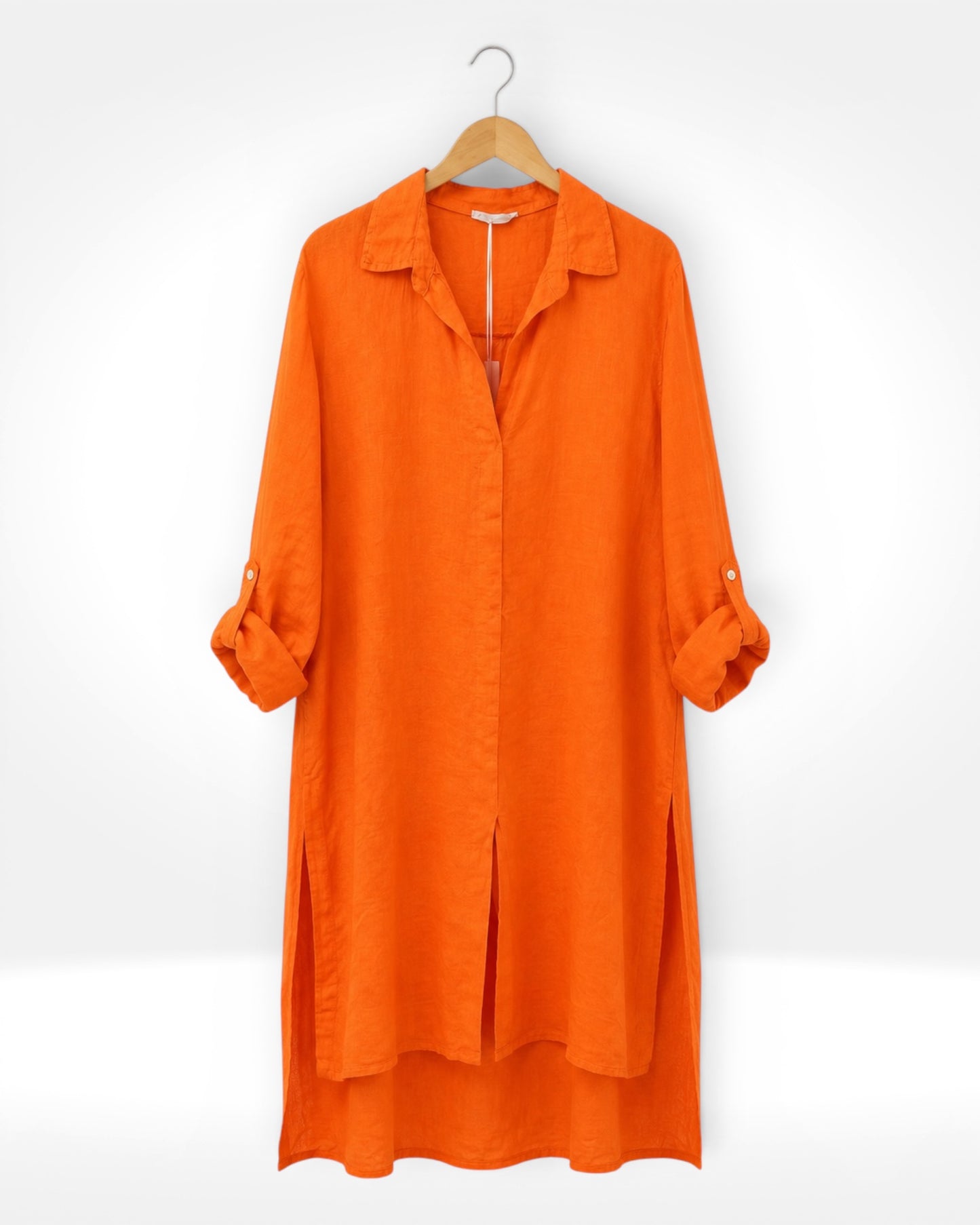 Relaxed Linen Long Shirt/Tunic