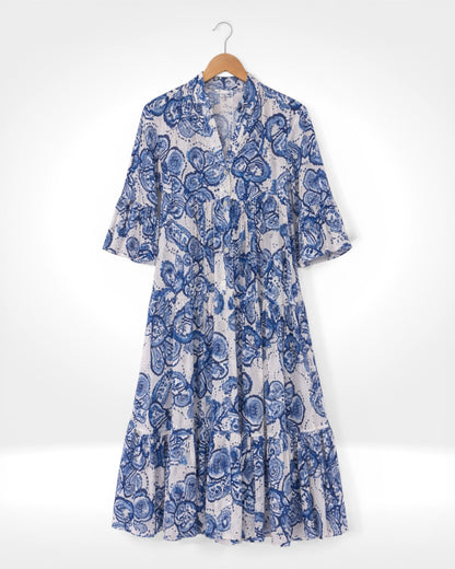 Embroidered Anglaise Tiered Dress