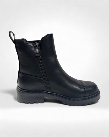 Ranch Black Ankle Boot