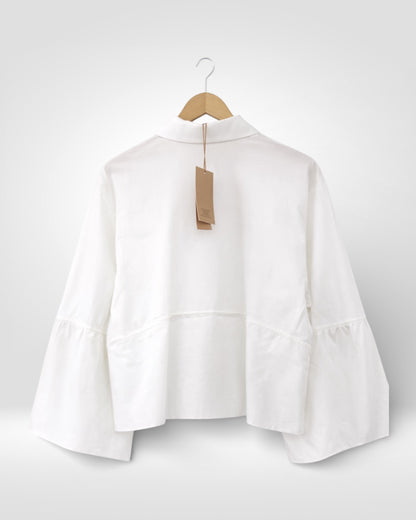 Modern Muse Cotton Cropped Shirt