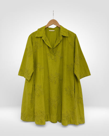Embroidered Cotton Easy Tunic
