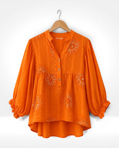 The Eva Embroidered Blouse