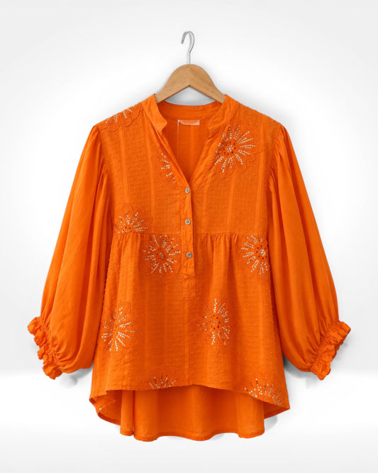 The Eva Embroidered Blouse