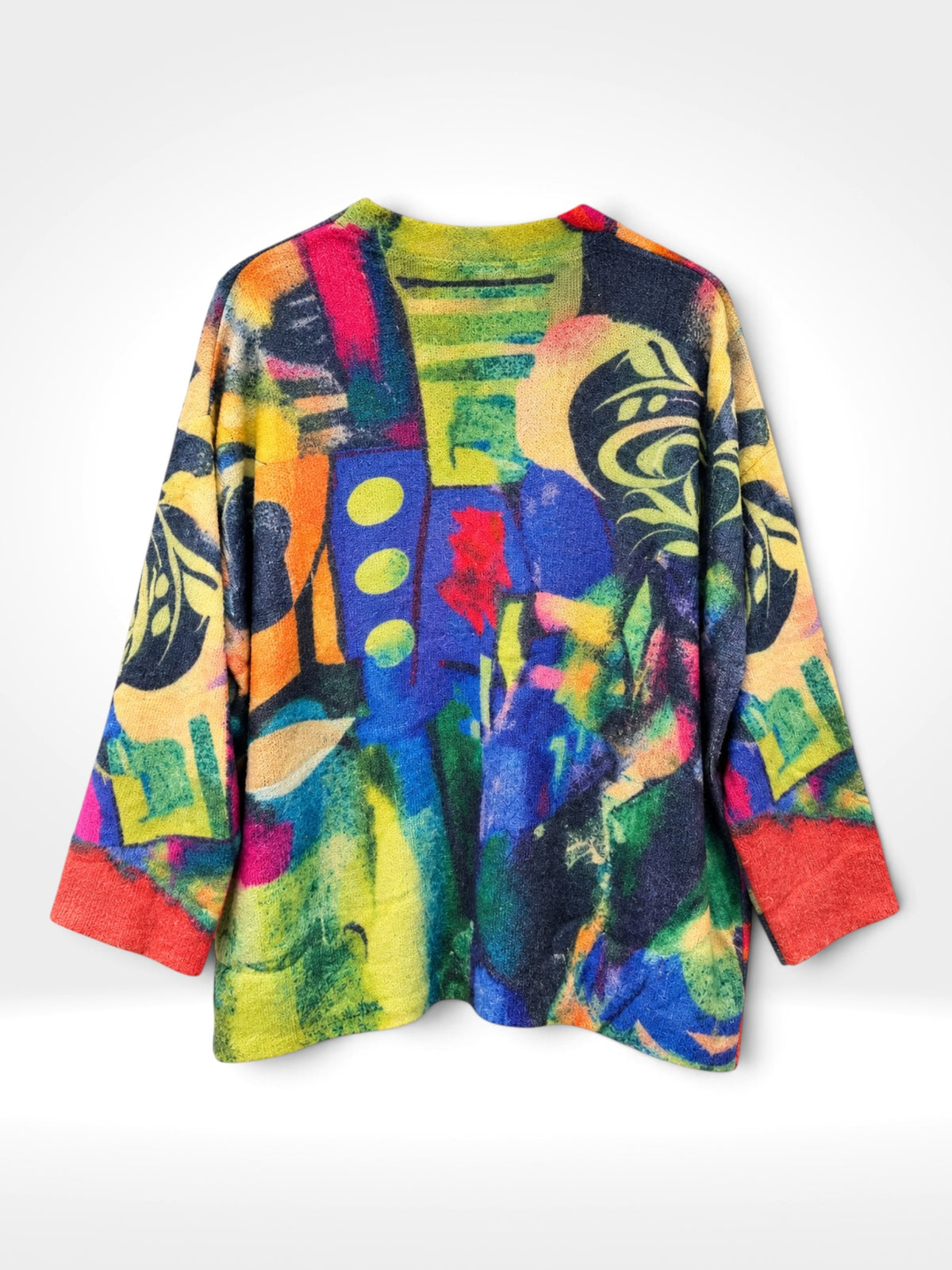 The Aria Abstract Cardigan (Bella Blue)