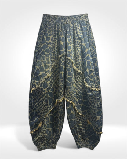 Gilded Safari Harem Pants