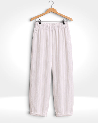 Stripe Linen Trousers