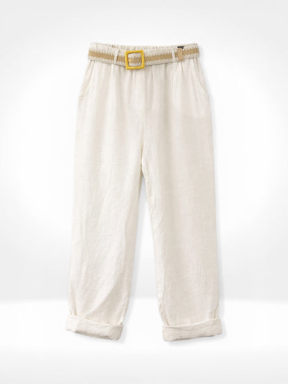 Sienna Linen Belted Pant