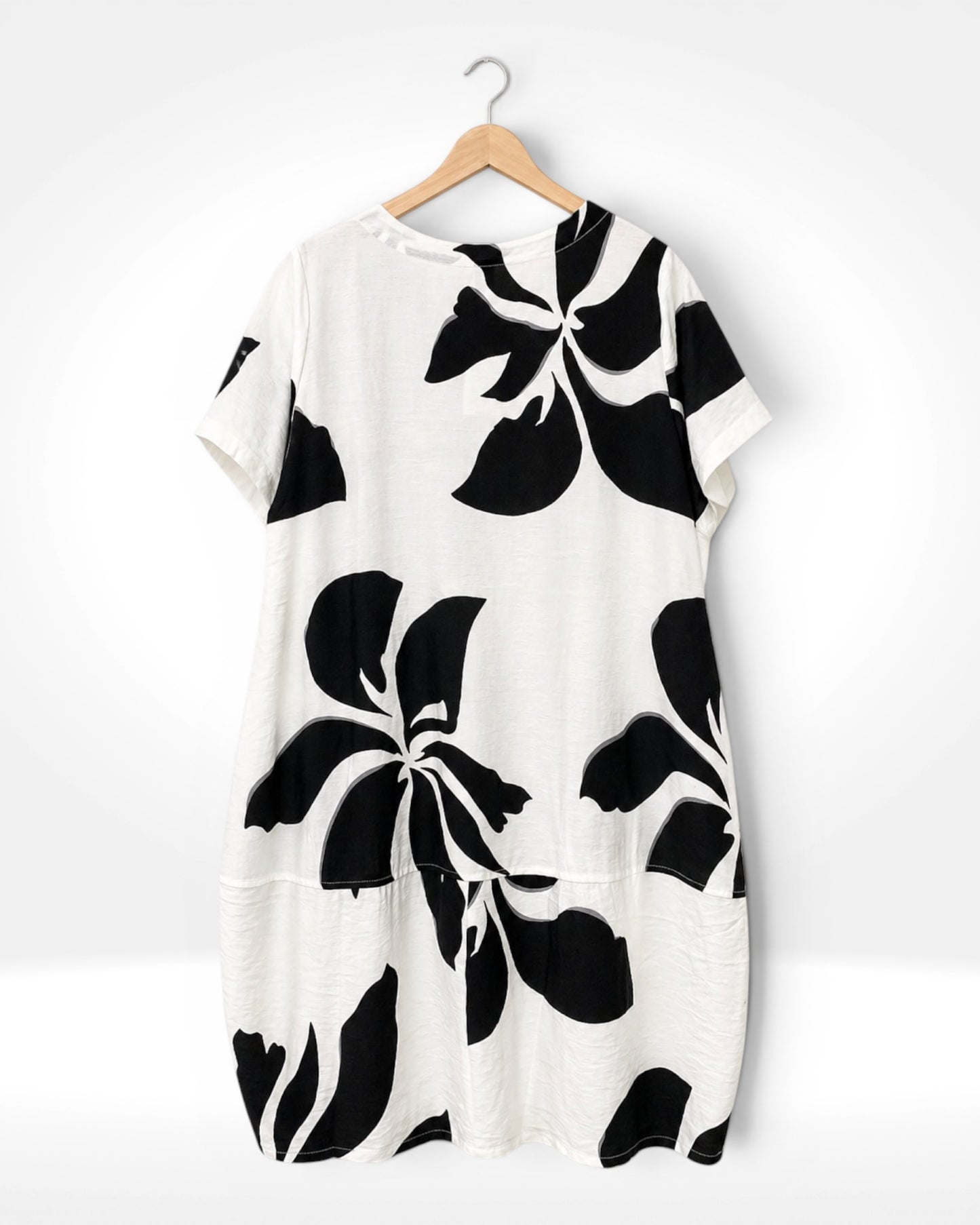 Monochrome Bloom Tunikakleid (Bella Blue)