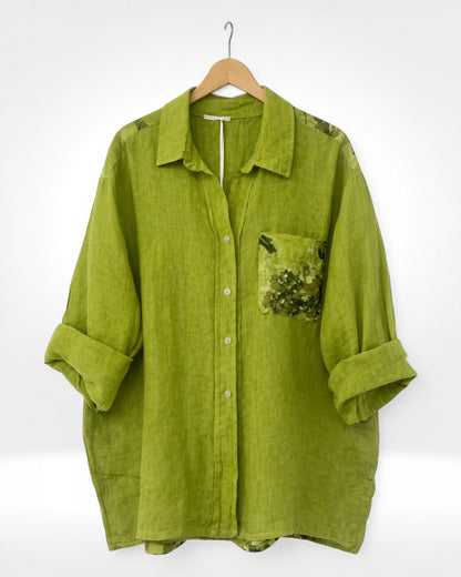 Blossom Breeze Linen Shirt