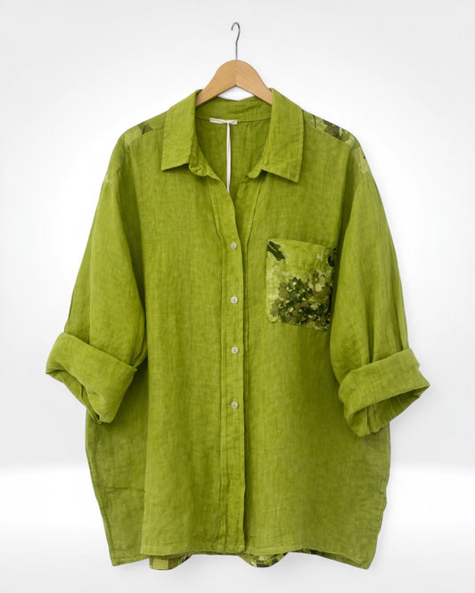 Blossom Breeze Linen Shirt