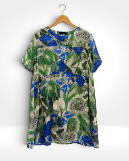 Azure Bloom Tunic/Dress (Bella Blue)