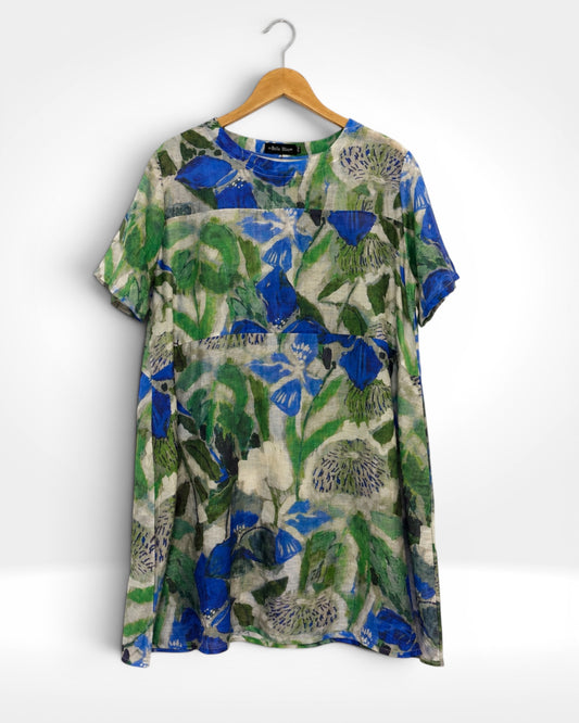 Azure Bloom Tunic/Dress (Bella Blue)