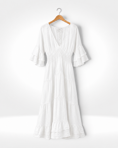 Sienna Linen Maxi Dress