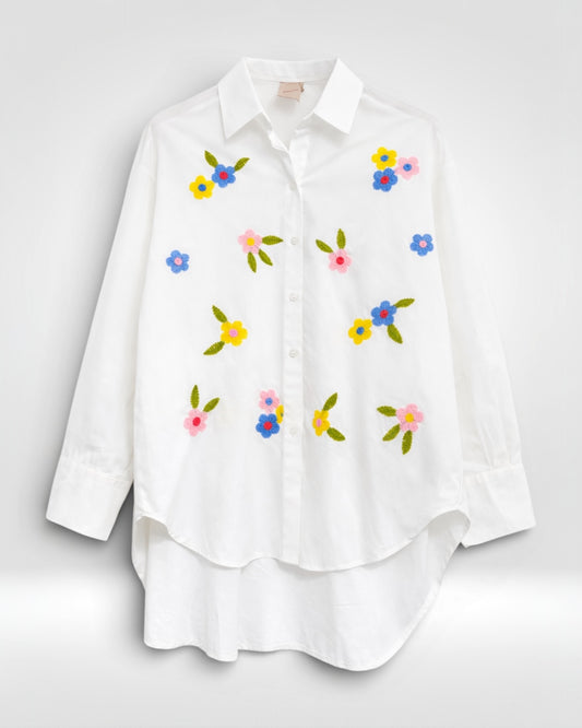 Bloomscatter Embroidered Shirt