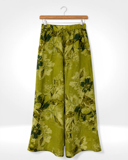Blossom Breeze Linen Trousers