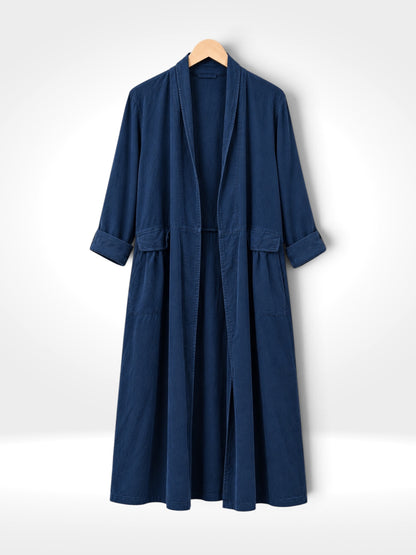 Fine Corduroy Duster Coat